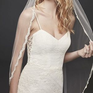 Vintage Style Lace Tank Sheath Wedding Dress 4/6